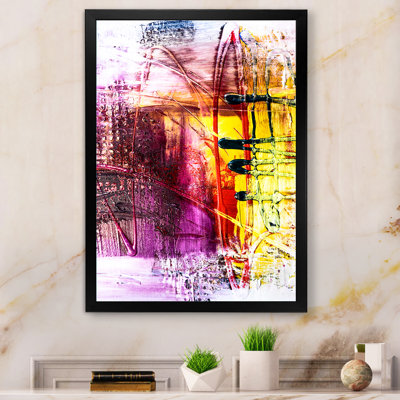 Modern Energetic Color Dance VI - Art sur toile moderne et contemporain