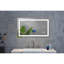 Miroir de salle de bain mural 40 X 28 pouces avec éclairage avant et arrière