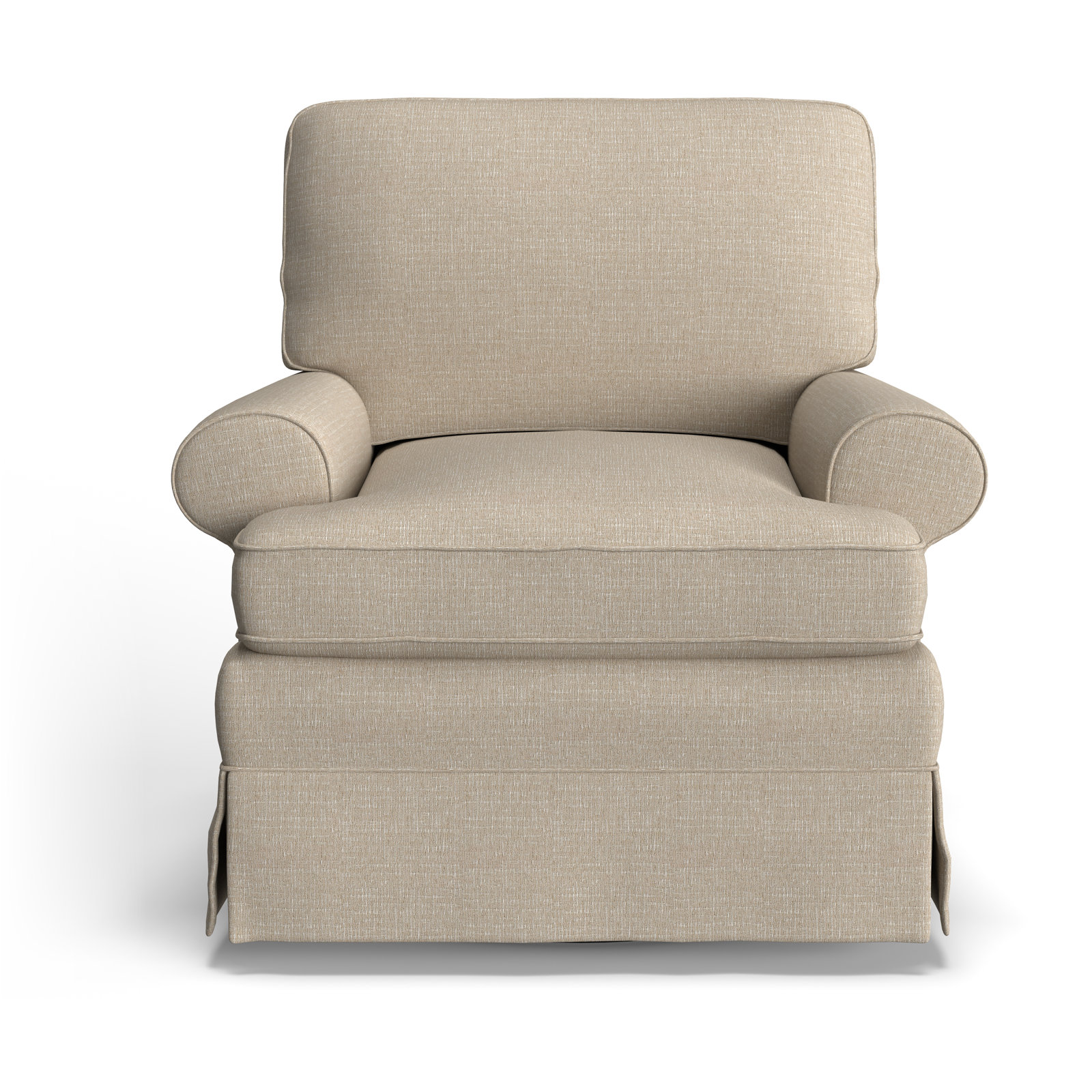 Tomi Swivel Armchair, Radical Porcelain Performance