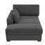 Chaise longue rembourrée avec coussin et pieds en bois massif l 42 po Stoneville-1142525853-1265200190