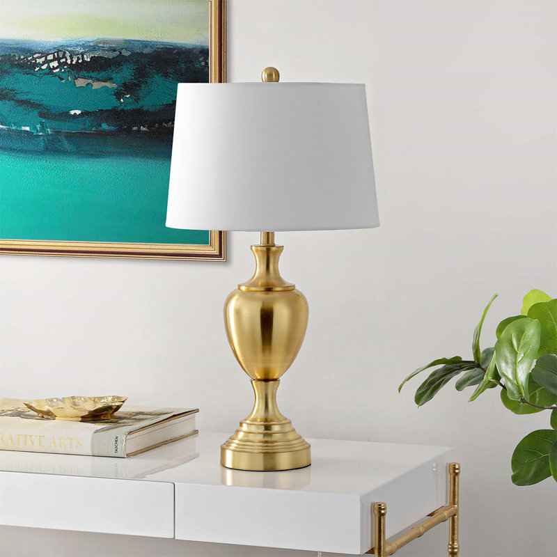 Metal Table Lamp, Brass
