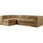 Tissu 4 pièces Demars Velvet Performance Canapé modulaire modulaire-1521242045-1521242047