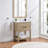 Calais 25" Single vanity with one drawer