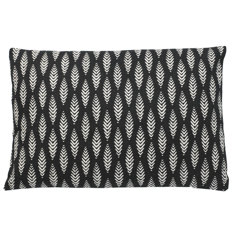 Housse et insert de coussin rectangulaire Oakland, Vert, 12 po x 24 po