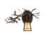 Rustic Lodge 1 - Light Armed Sconce