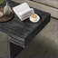 Table basse vintage en bois industriel avec tablettes à double couche, peu encombrante Assemblage facile pour le salon