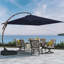 Parasol rectangulaire en porte-à-faux 11 pi x 9 pi Naysha-106066136