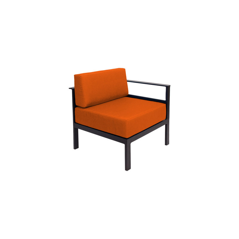 Belmar Left Arm Sofa Section, Light Orange