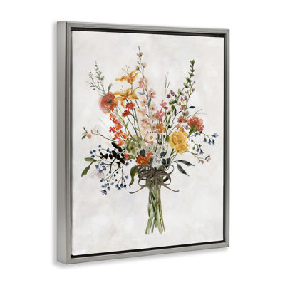"Enchanting Floral Bouquet", art mural encadré par Carol Robinson