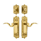 Nostalgic Warehouse Egg & Dart Entry Set with Manor Lever