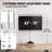 Tv Stand With Light, Suitable For 43-75 Inches
