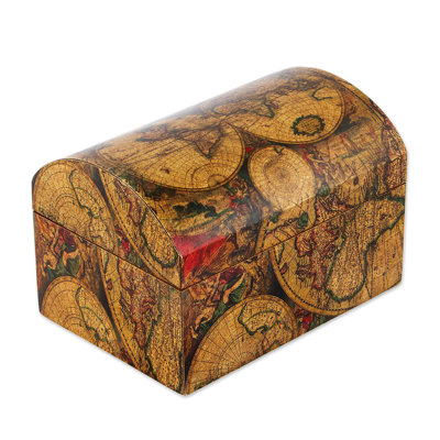 Boîte décorative Lily Old World Decoupage
