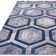 Aurora AU19 Hexagon Blue Area Rug