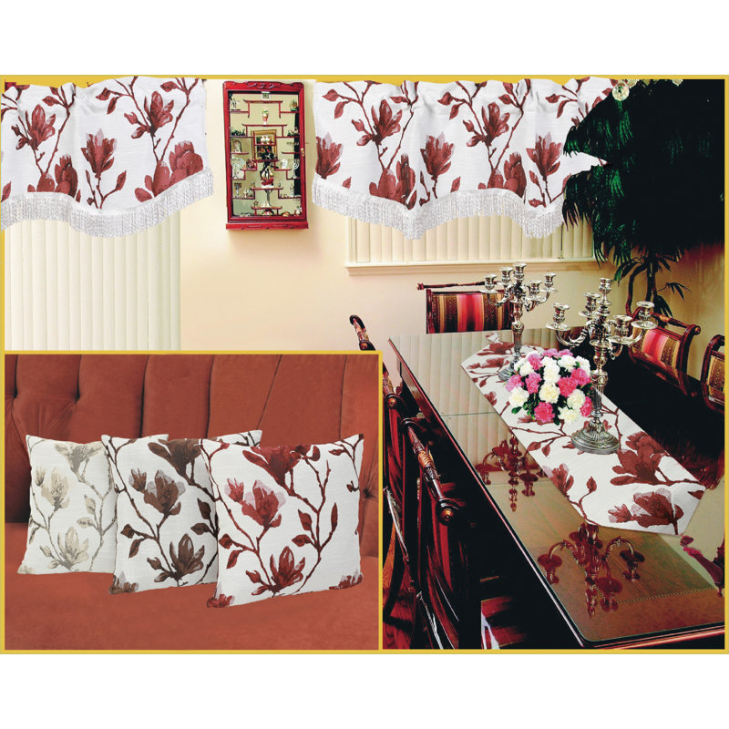Coussin Venetian, Brun, Polyester/ Bourre en polyester