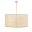 Lustre tambour 12 lumières Cilindro Textrene