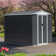 Outdoor Storage Shed 6Ftx4Ft, Grey, Durable Apex Roof