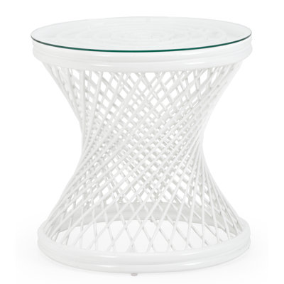 Table de bout en rotin