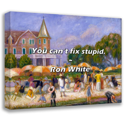 Ron White Quote: You can’t fix stupid.