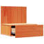 Bedside Table Wax 42 X 32.5 X 40 Cm Solid Pine Wood-1618984972