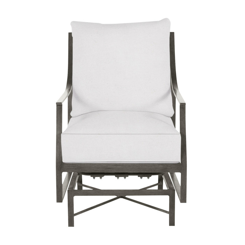 Méridienne en aluminium Monaco - Gris ardoise, Welt, Sunbrella® ‑ lin neige, Gris ardoise