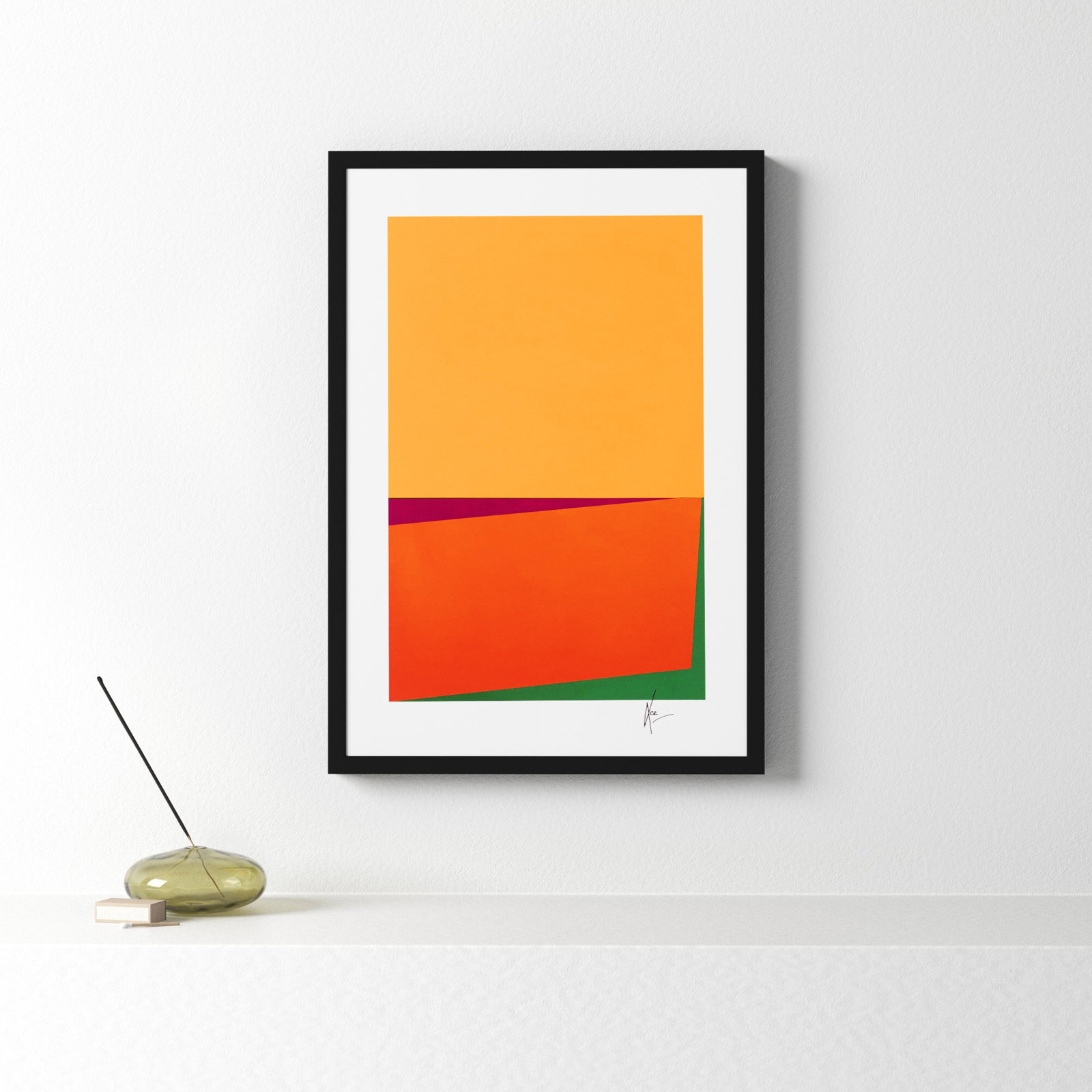 Sahara by Lee Lessem, Black, 25" H x 17.5" W x 1.25" D