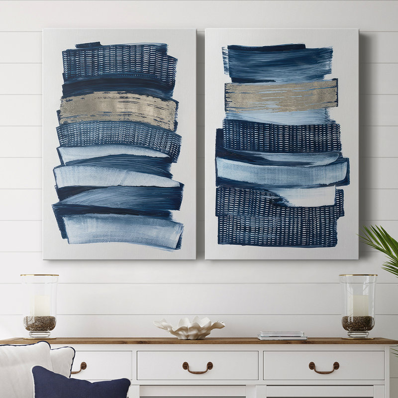 Lineups I-Premium Gallery Wrapped Canvas -Ready to Hang, 48" H x 64" W