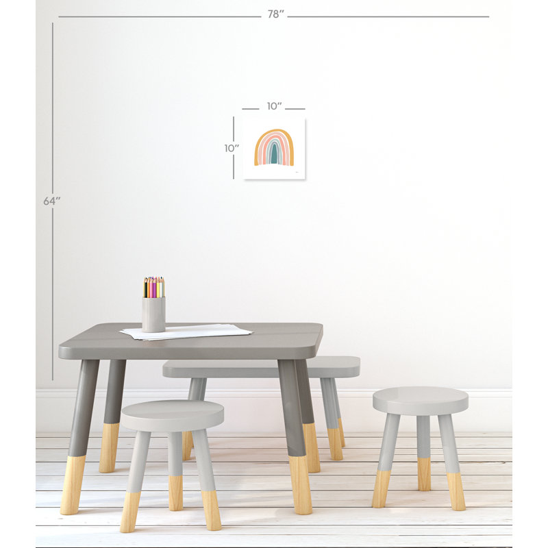 Décoration murale pour enfants, H 10 po x l 10 po x P 1 po, Papier