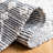 Natura Hand Woven Cotton/Viscose Geometric Rug in Gray/White-1355492156