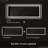 Large 36" x 96" LED Bathroom Mirror/Vanity Mirror with Defogger and Dimmable Functionality