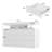  Liranzo 47.2"W 9-Drawer Dresser with Bluetooth-Controlled Multi-Color LED Lights