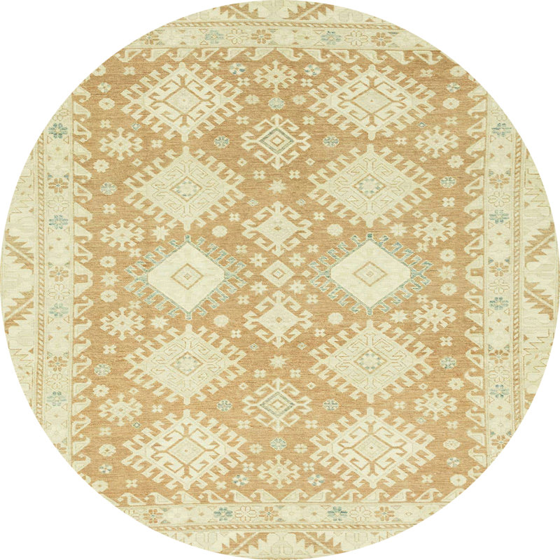 Oriental Indoor Rug, Round 7'