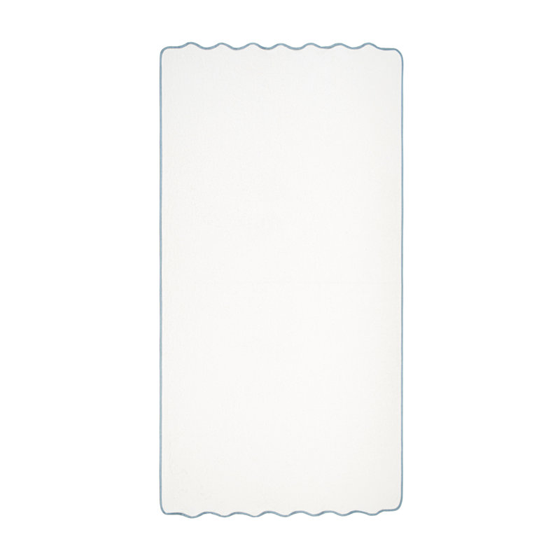 Verona Beach Towel, Cream/Seamist