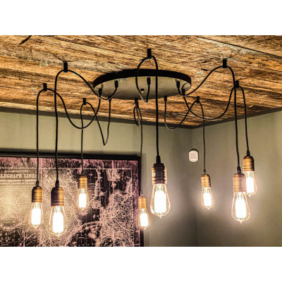 Luminaire suspendu à 8 lumières Jethro