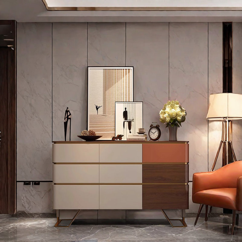 Buffet décoratif Designer, H 31,5 po x l 55,12 po x P 15,75 po