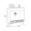 Rangement pour chaussures en bois manufacturé Burlywood