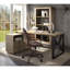 Bureau Ensley, aluminium doré