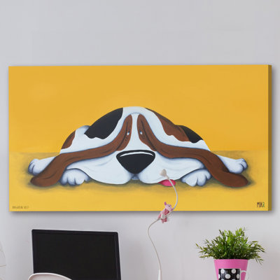 Reproduction d’art sur toile tendue "non-working races" par mike taylor