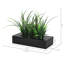 9.05'' Faux Grass in Manufactured Wood Planter