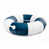 Bleu marine/blanc