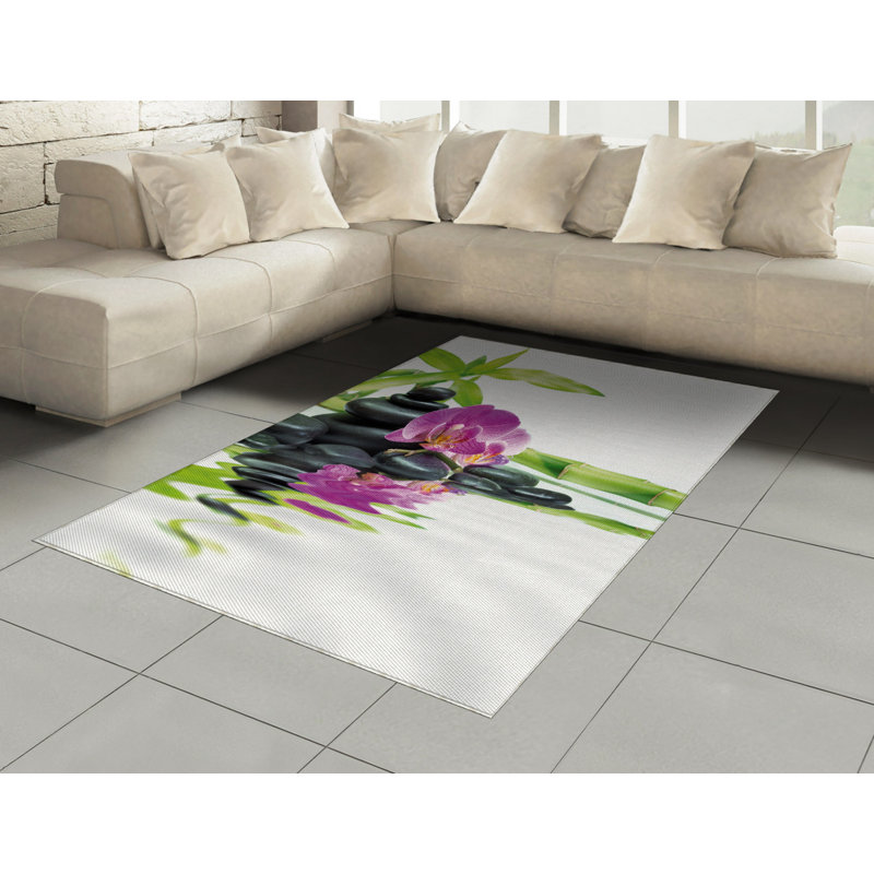 Hotchkiss Floral Hand Woven Area Rug, Rectangle 120 x 180cm