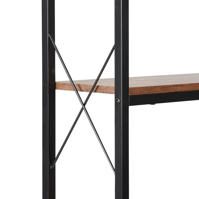 7 Tier Corner Bookshelf Tall Corner Bookcase Storage L-Shaped Organizer
