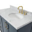 ARIEL TAYLOR 37 IN LEFT OFFSET RECTANGLE SINK VANITY-414248476-414248929-448757063