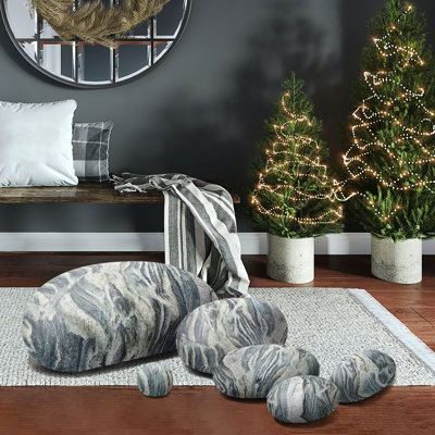 7Pcs Faux Stone Pillows