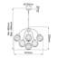 Giancarlo 9 - Light Shaded Chandelier