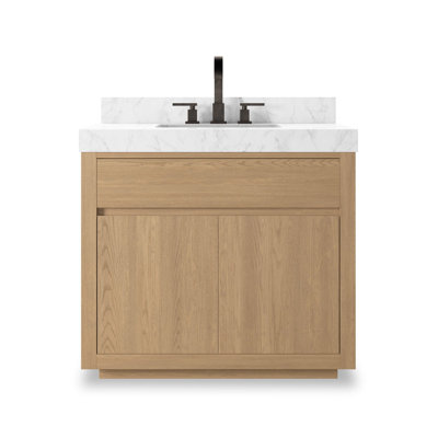 Oak Single Bathroom Vanity
