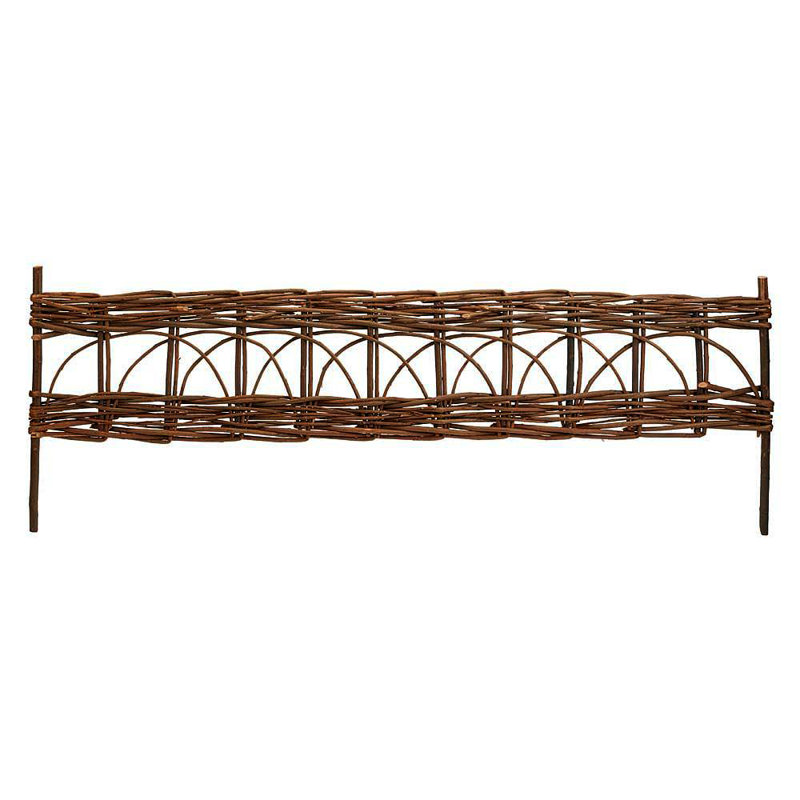 Bordure de pelouse tissée H 16 po x l 4 pi