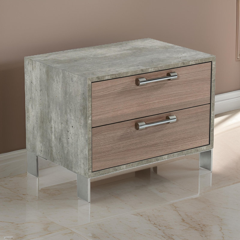 Creline Nikole Manufactured Wood Nightstand