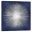 «Silver Sunburst On Blue I» par Abby Young, reproduction sur toile-20941058