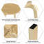 Tabouret court en bois massif-2083594589