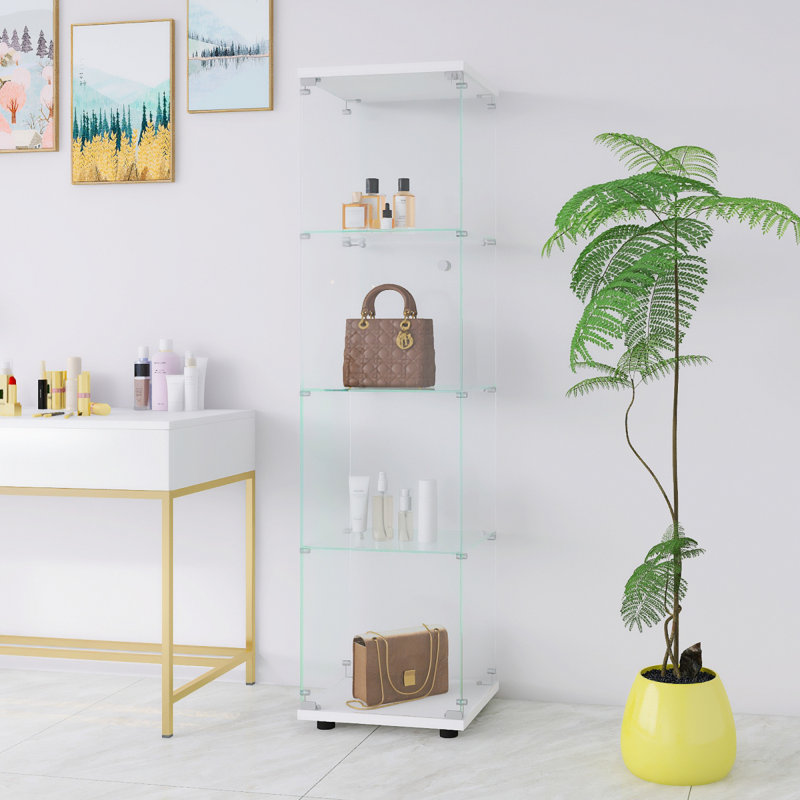 Vitrine, vitrine, armoire, Blanc